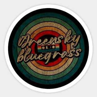 greensky bluegrass  -  Vintage Circle kaset Sticker